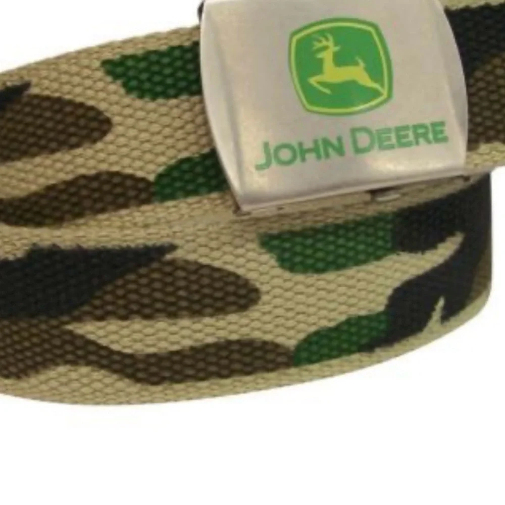 Boys John Deere Camouflage Canvas Belt